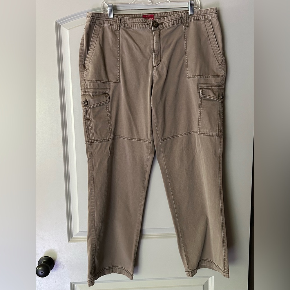 Merona Washed Brown Cargo Pants